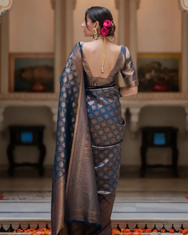 Banarasi_Soft_Silk_NAVY-BLUE_Premium-Fancy_Saree_With_Blouse_For_Women
