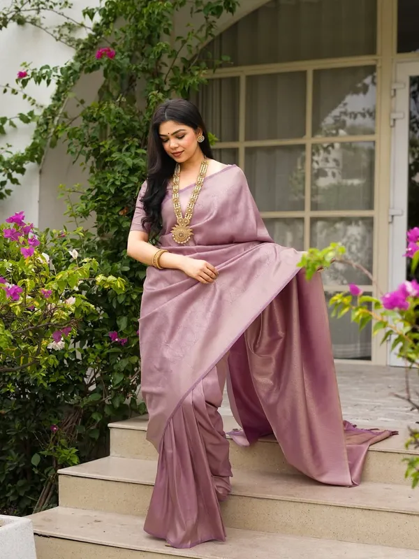 Banarasi_Soft_Silk_LAVANDER_Premium-Fancy_Saree_With_Blouse_For_Women
