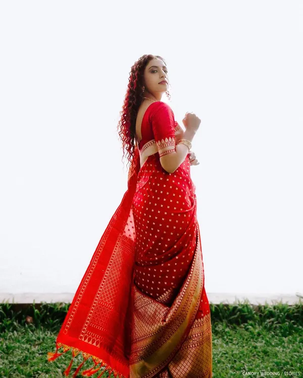Banarasi_Soft_Silk_RED_Premium-Fancy_Saree_With_Blouse_For_Women