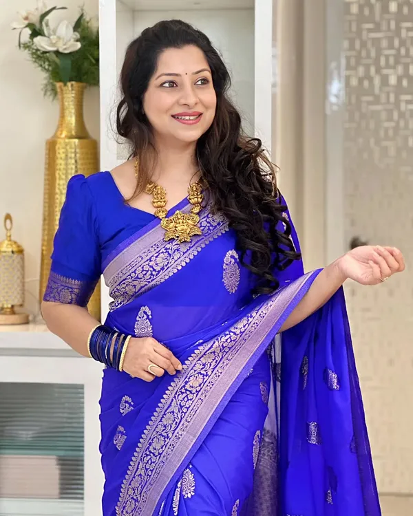 Banarasi_Soft_Silk_BLUE_Premium-Fancy_Saree_With_Blouse_For_Women
