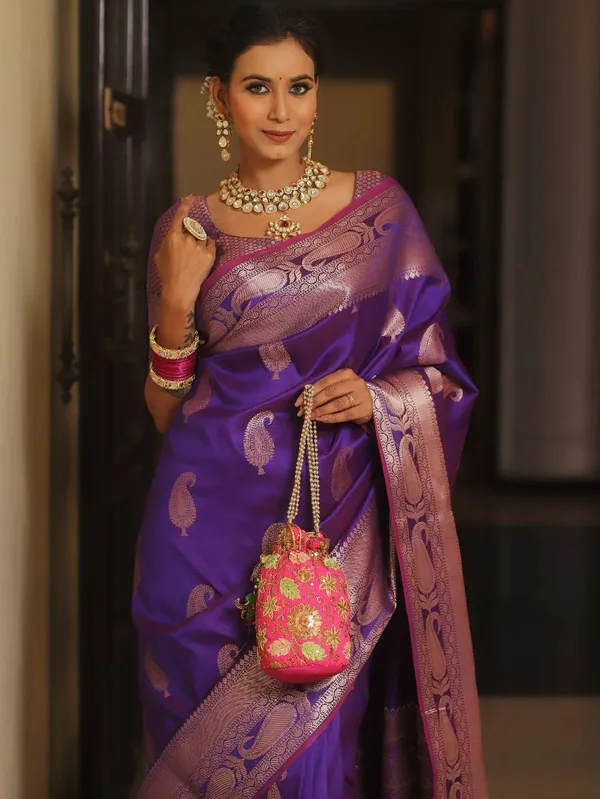 Banarasi_Soft_Silk_PURPLE_Premium-Fancy_Saree_With_Blouse_For_Women