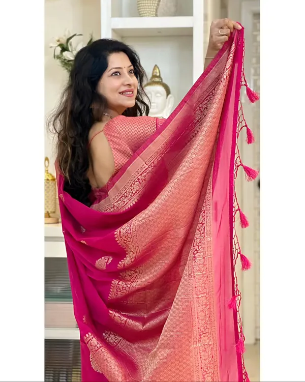 Banarasi_Soft_Silk_PINK_Premium-Fancy_Saree_With_Blouse_For_Women