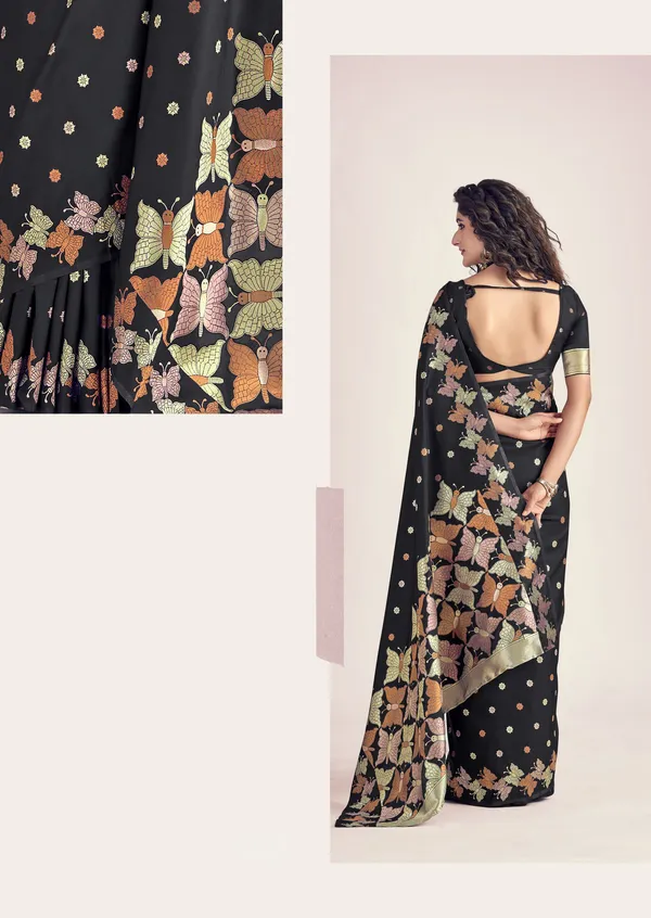 Banarasi_Soft_Silk_BLACK_Premium-Fancy_Saree_With_Blouse_For_Women