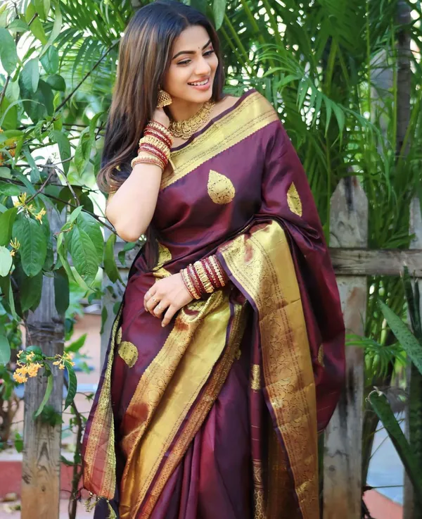 Banarasi_Soft_Silk_WINE_Premium-Fancy_Saree_With_Blouse_For_Women