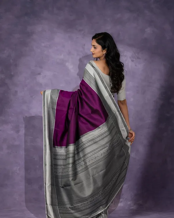Banarasi_Soft_Silk_WINE_Premium-Fancy_Saree_With_Blouse_For_Women