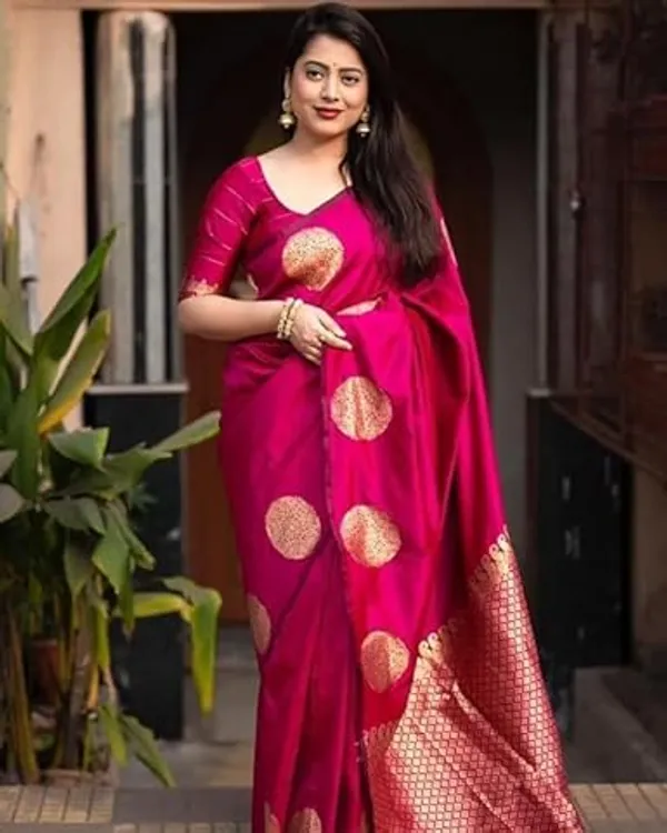 Banarasi_Soft_Silk_Rani_Premium-Fancy_Saree_With_Blouse_For_Women