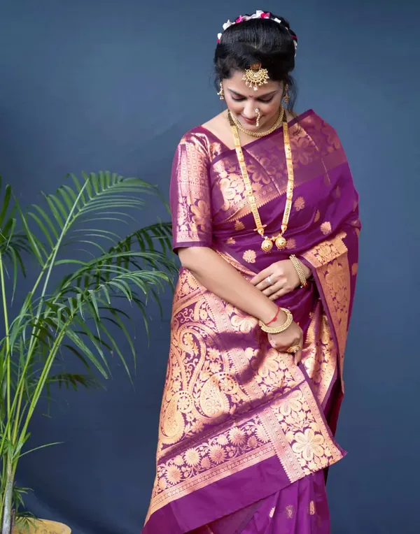 Banarasi_Soft_Silk_Magenta_Premium-Fancy_Saree_With_Blouse_For_Women