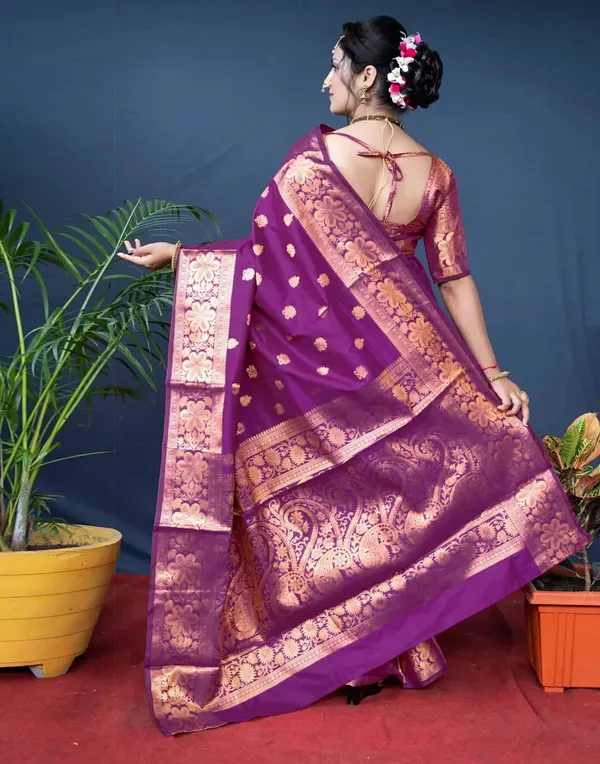 Banarasi_Soft_Silk_Magenta_Premium-Fancy_Saree_With_Blouse_For_Women
