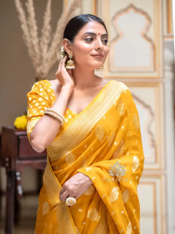 Banarasi_Soft_Silk_YELLOW_Premium-Fancy_Saree_With_Blouse_For_Women