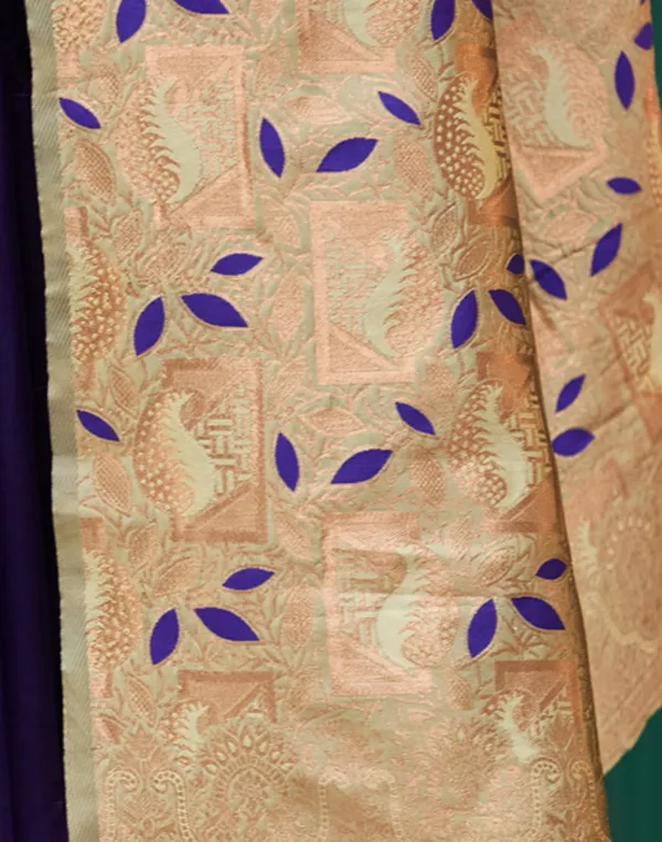 Banarasi_Soft_Silk_Violet_And_Gold_Premium-Fancy_Saree_With_Blouse_For_Women