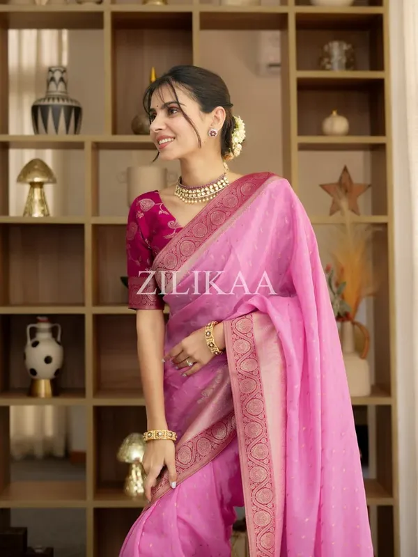 Banarasi_Soft_Silk_LIGHT-PINK-PINK_Premium-Fancy_Saree_With_Blouse_For_Women