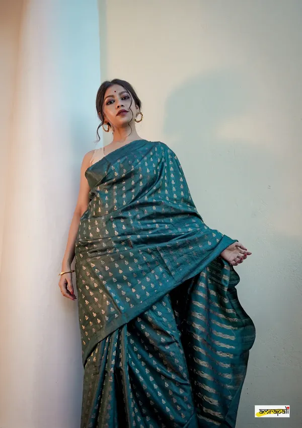 Banarasi_Soft_Silk_RAMA_Premium-Fancy_Saree_With_Blouse_For_Women