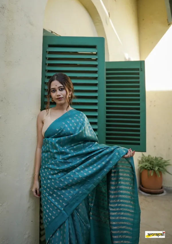 Banarasi_Soft_Silk_RAMA_Premium-Fancy_Saree_With_Blouse_For_Women