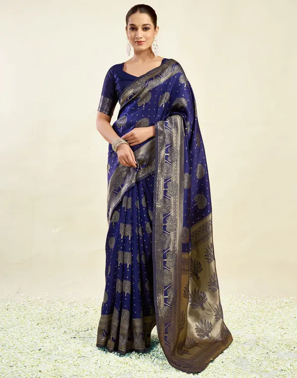 Banarasi_Soft_Silk_Blue_Premium-Fancy_Saree_With_Blouse_For_Women