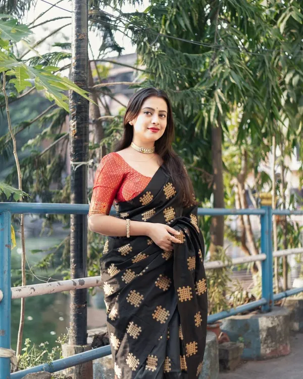 Banarasi_Soft_Silk_BLACK_Premium-Fancy_Saree_With_Blouse_For_Women