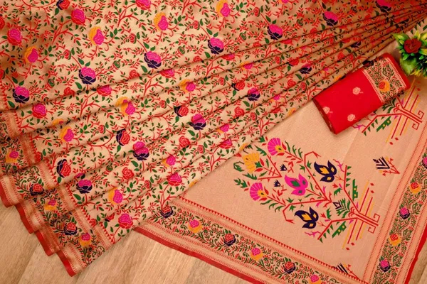 Banarasi_Soft_Silk_RED_Premium-Fancy_Saree_With_Blouse_For_Women