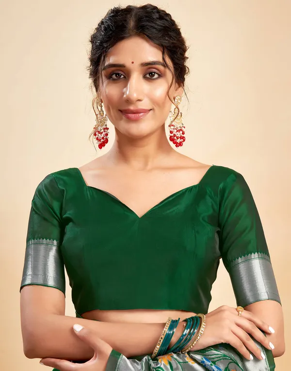 Banarasi_Soft_Silk_Green_Premium-Fancy_Saree_With_Blouse_For_Women