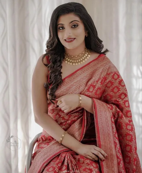 Banarasi_Soft_Silk_RED_Premium-Fancy_Saree_With_Blouse_For_Women