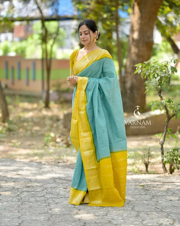 Banarasi_Soft_Silk_PISTA_Premium-Fancy_Saree_With_Blouse_For_Women