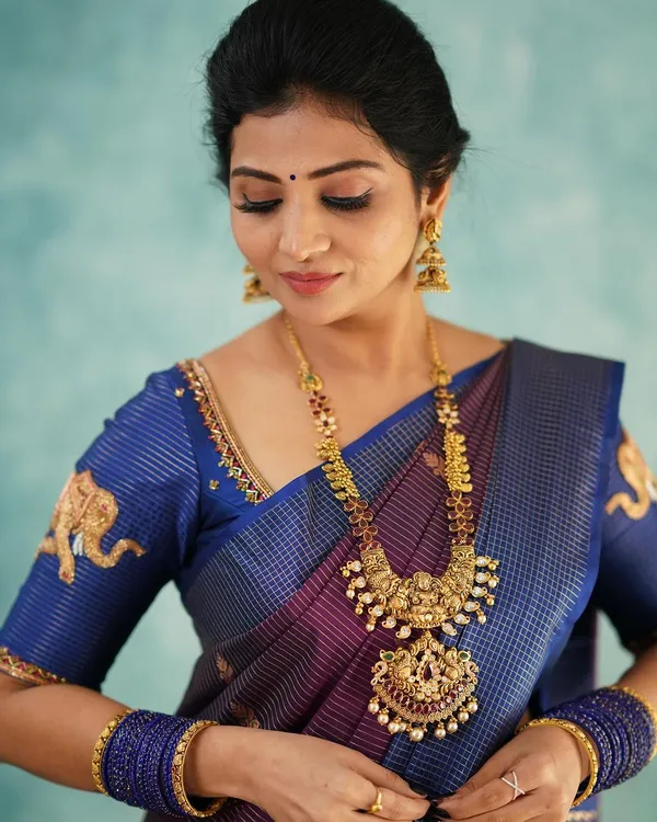 Banarasi_Soft_Silk_WINE-ROYAL-BLUE_Premium-Fancy_Saree_With_Blouse_For_Women