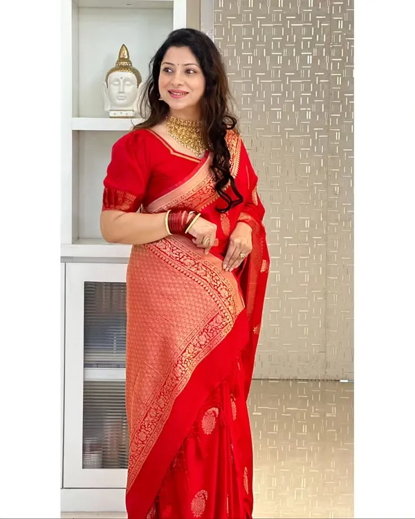 Banarasi_Soft_Silk_RED_Premium-Fancy_Saree_With_Blouse_For_Women