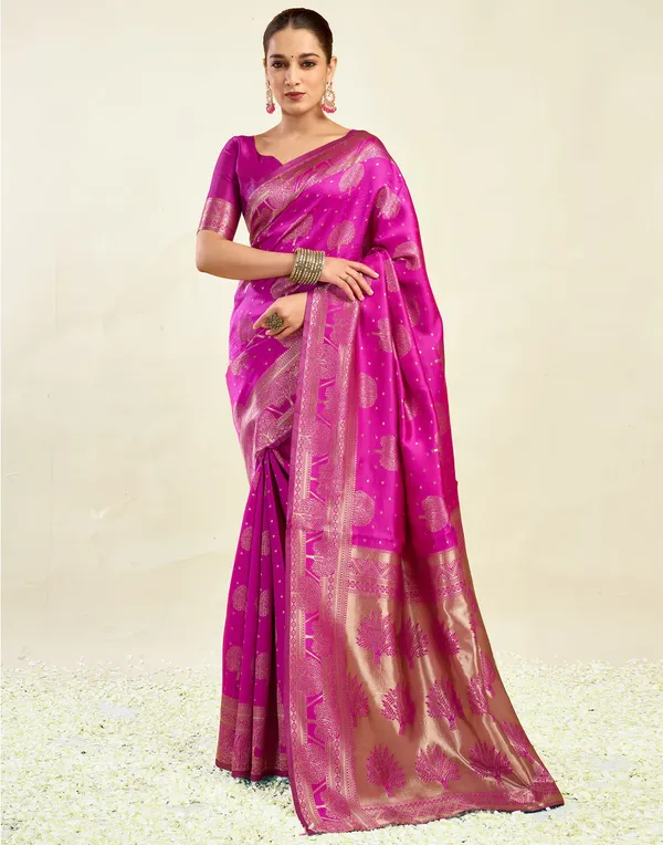 Banarasi_Soft_Silk_Rani_Premium-Fancy_Saree_With_Blouse_For_Women