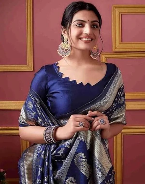 Banarasi_Soft_Silk_Blue_Premium-Fancy_Saree_With_Blouse_For_Women