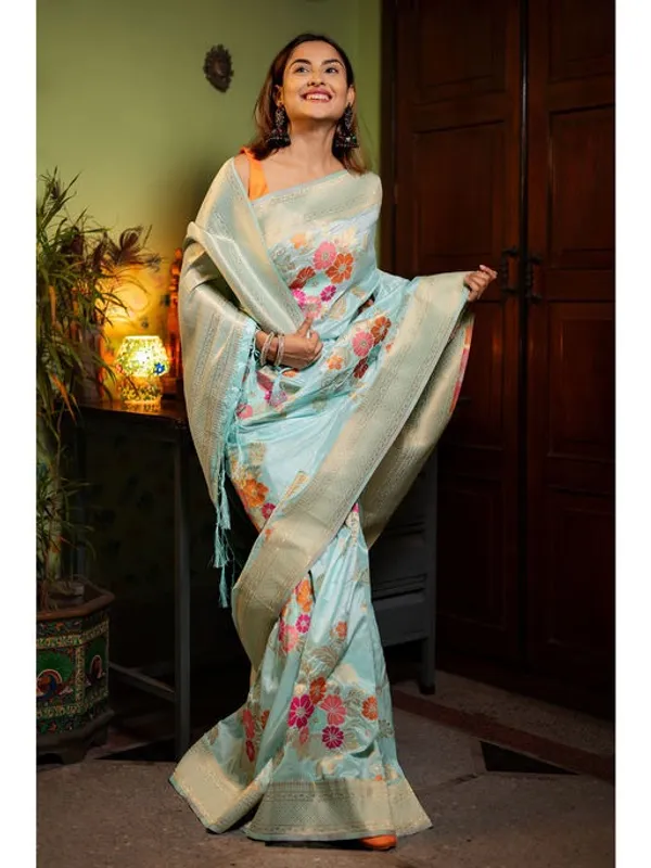 Banarasi_Soft_Silk_SKY_Premium-Fancy_Saree_With_Blouse_For_Women