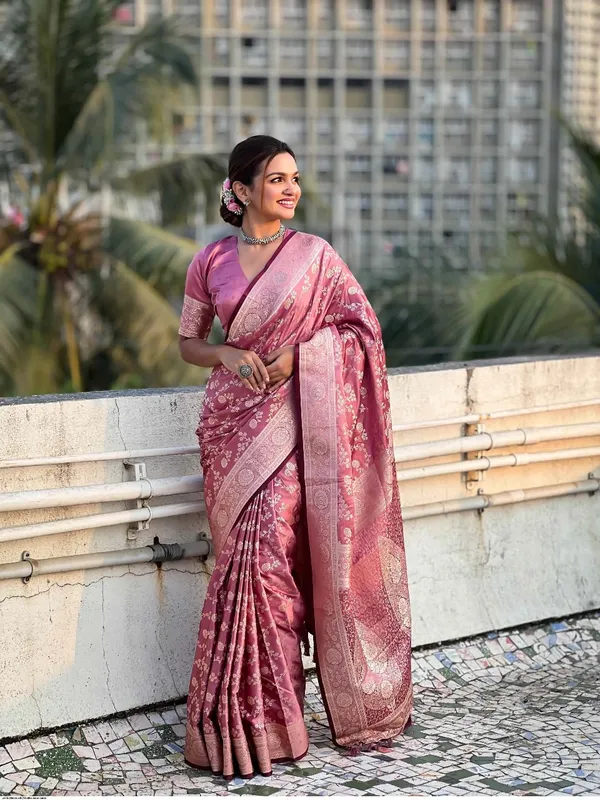 Banarasi_Soft_Silk_LIGHT-GAJARI_Premium-Fancy_Saree_With_Blouse_For_Women