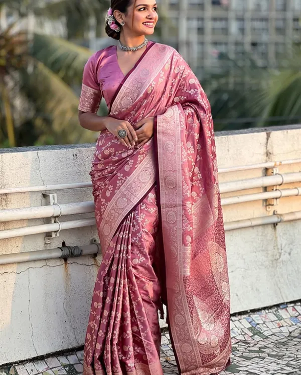 Banarasi_Soft_Silk_LIGHT-GAJARI_Premium-Fancy_Saree_With_Blouse_For_Women