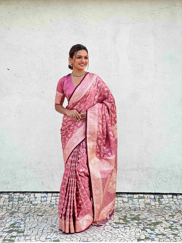 Banarasi_Soft_Silk_LIGHT-GAJARI_Premium-Fancy_Saree_With_Blouse_For_Women