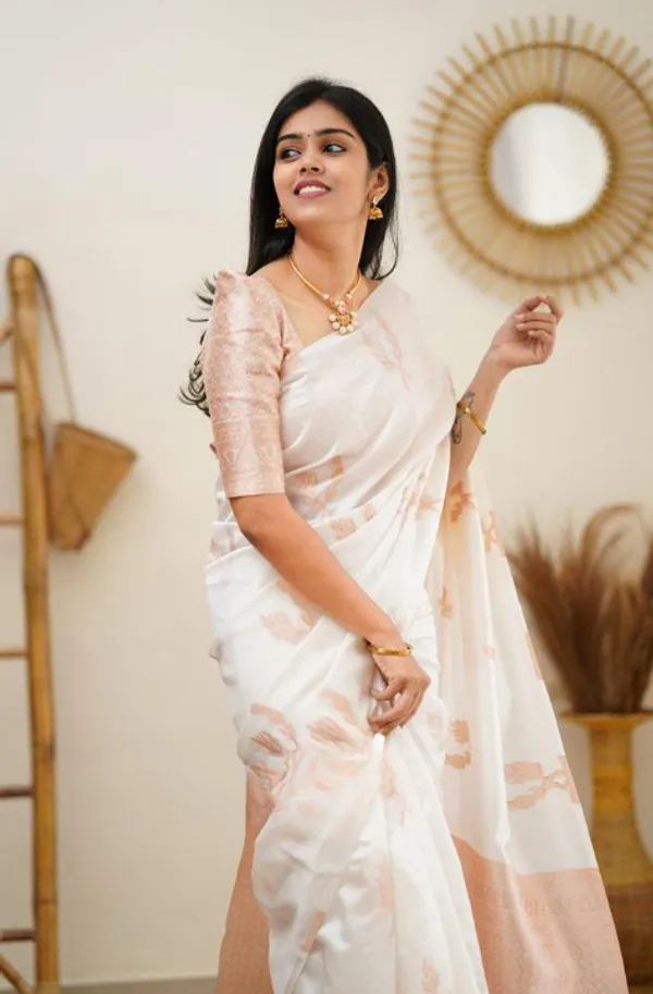 Banarasi_Soft_Silk_WHITE_Premium-Fancy_Saree_With_Blouse_For_Women