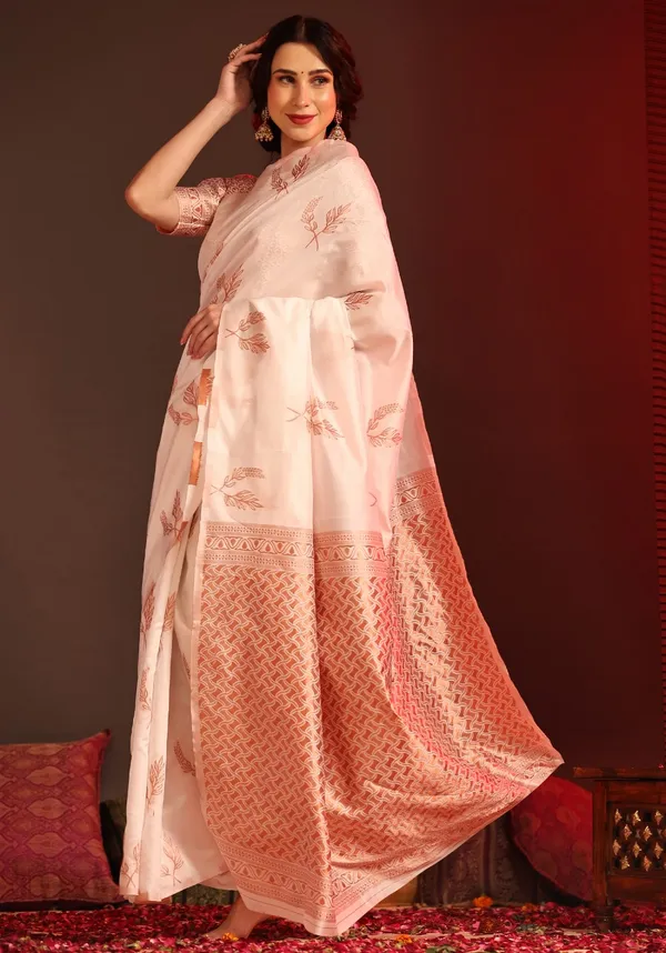 Banarasi_Soft_Silk_WHITE_Premium-Fancy_Saree_With_Blouse_For_Women