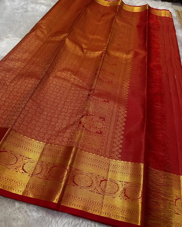 Banarasi_Soft_Silk_RED_Premium-Fancy_Saree_With_Blouse_For_Women