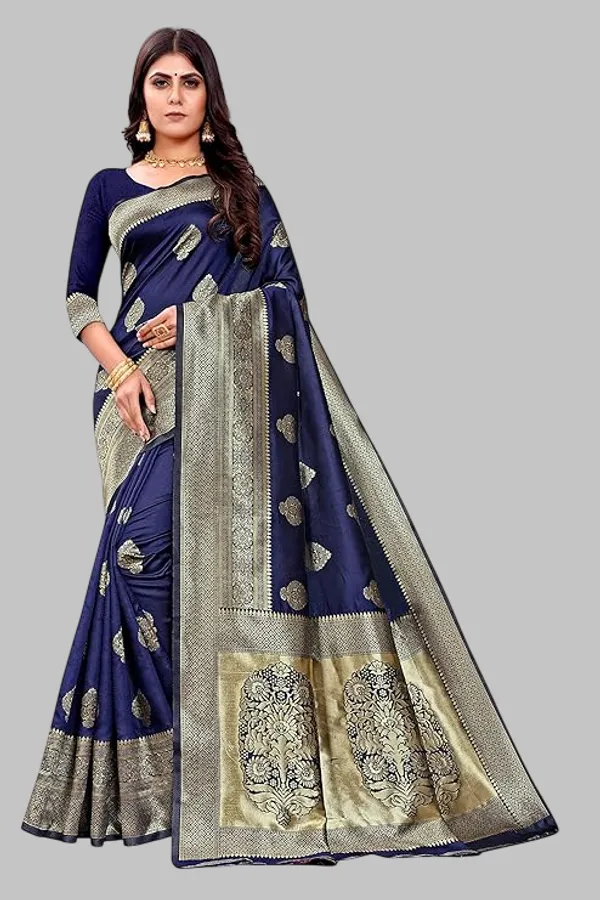 Banarasi_Soft_Silk_Blue_Premium-Fancy_Saree_With_Blouse_For_Women