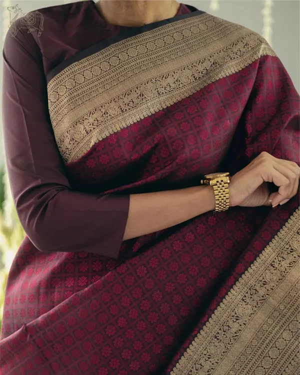 Banarasi_Soft_Silk_MAROON_Premium-Fancy_Saree_With_Blouse_For_Women