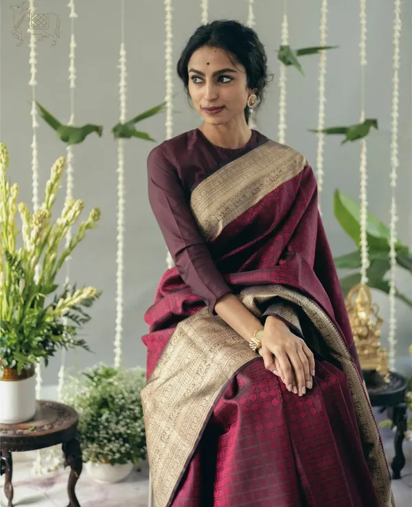 Banarasi_Soft_Silk_MAROON_Premium-Fancy_Saree_With_Blouse_For_Women