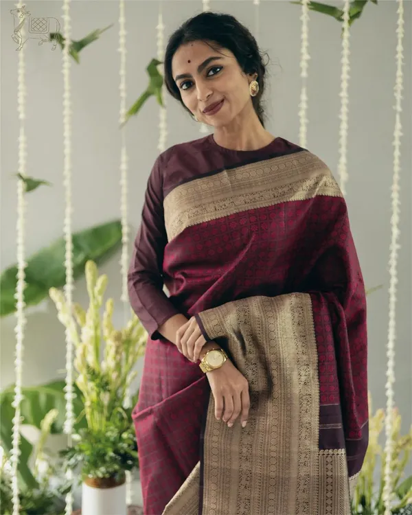 Banarasi_Soft_Silk_MAROON_Premium-Fancy_Saree_With_Blouse_For_Women