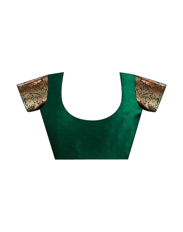 Banarasi_Soft_Silk_Green_Premium-Fancy_Saree_With_Blouse_For_Women