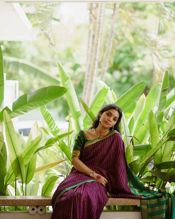 Banarasi_Soft_Silk_WINE-GREEN_Premium-Fancy_Saree_With_Blouse_For_Women