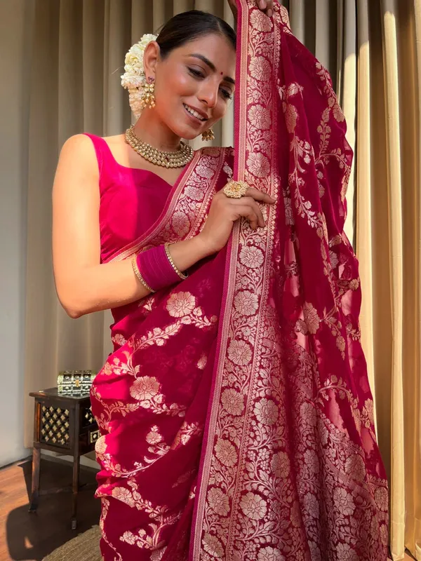Banarasi_Soft_Silk_PINK_Premium-Fancy_Saree_With_Blouse_For_Women