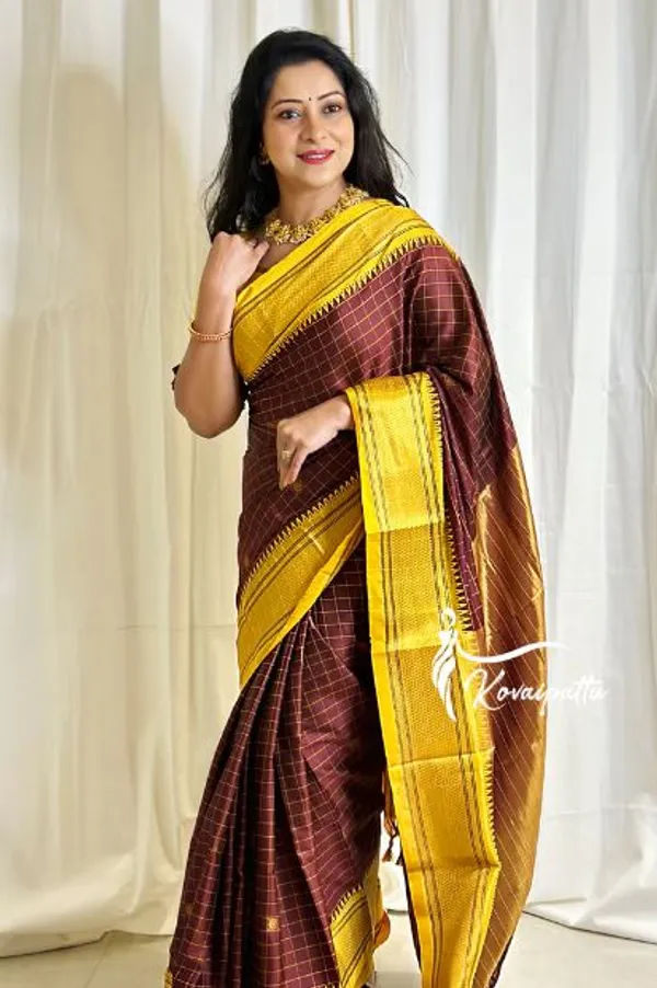 Banarasi_Soft_Silk_COFFEE-YELLOW_Premium-Fancy_Saree_With_Blouse_For_Women