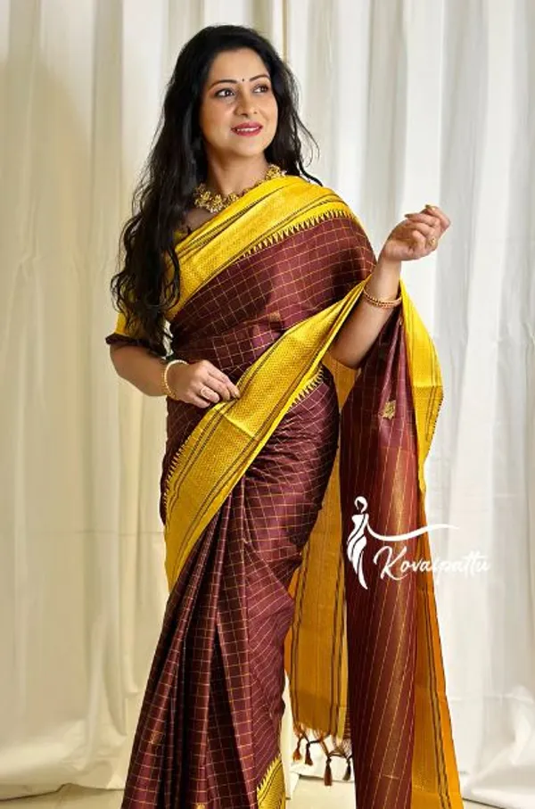 Banarasi_Soft_Silk_COFFEE-YELLOW_Premium-Fancy_Saree_With_Blouse_For_Women