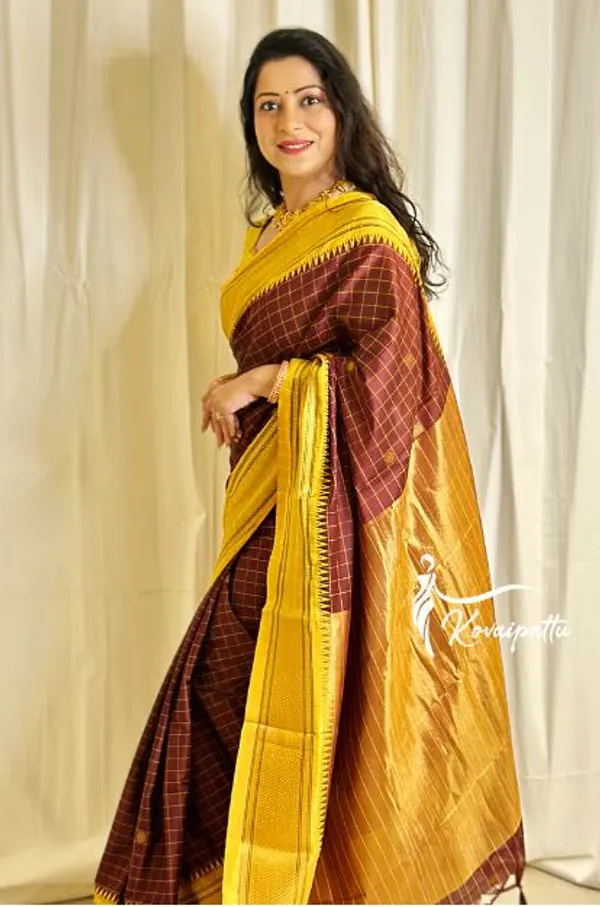 Banarasi_Soft_Silk_COFFEE-YELLOW_Premium-Fancy_Saree_With_Blouse_For_Women