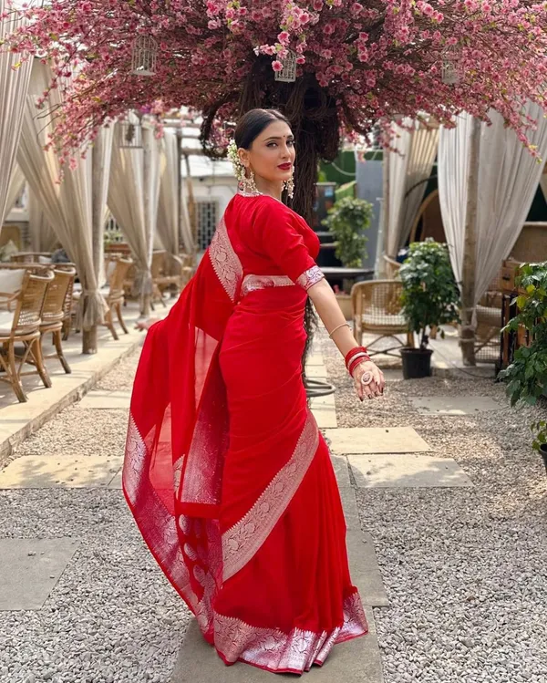 Banarasi_Soft_Silk_RED_Premium-Fancy_Saree_With_Blouse_For_Women