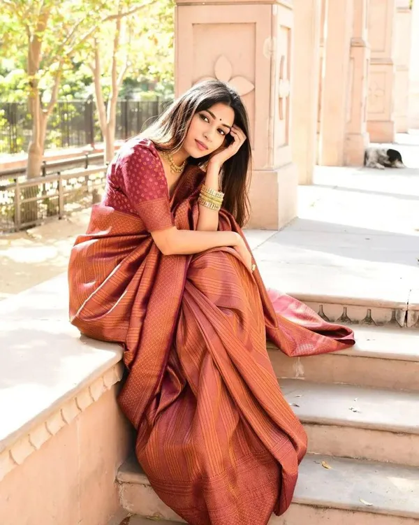 Banarasi_Soft_Silk_MAROON_Premium-Fancy_Saree_With_Blouse_For_Women