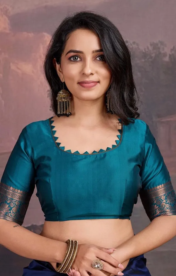 Banarasi_Soft_Silk_NAVY-BLUE_Premium-Fancy_Saree_With_Blouse_For_Women