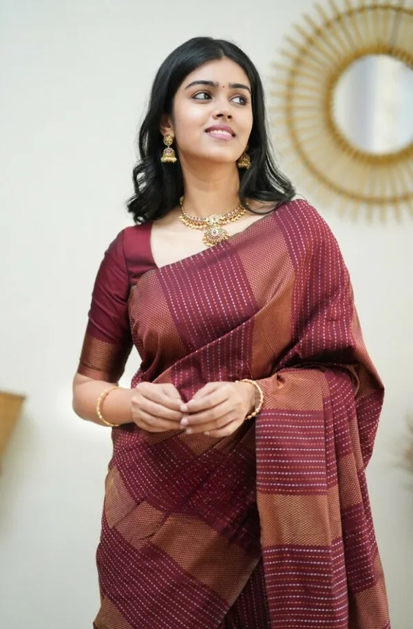 Banarasi_Soft_Silk_MAROON_Premium-Fancy_Saree_With_Blouse_For_Women