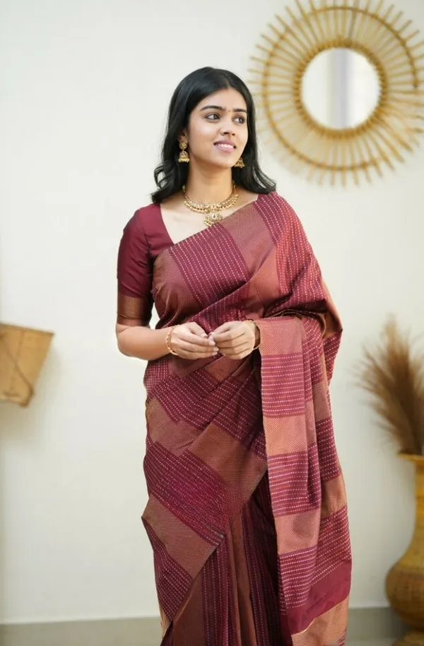 Banarasi_Soft_Silk_MAROON_Premium-Fancy_Saree_With_Blouse_For_Women