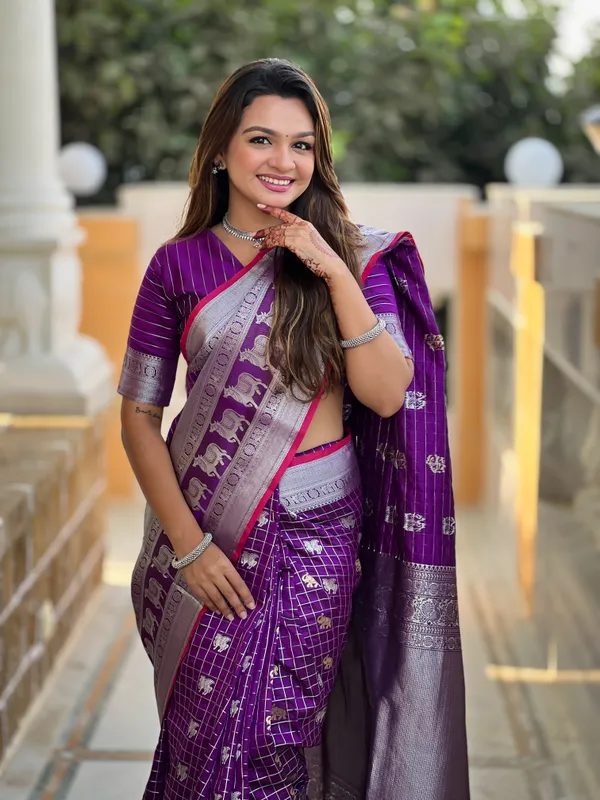 Banarasi_Soft_Silk_PURPLE_Premium-Fancy_Saree_With_Blouse_For_Women